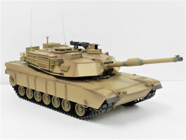 【赤外線バトルシステム付 対戦可能 塗装済み完成品 】Heng Long Ver.7.0 2.4GHz 1/16 アメリカ軍 M1A2  エイブラムス 3918-1拍卖