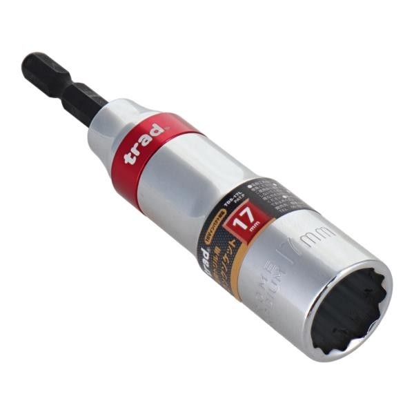 【クリックポスト・メール便 送料無料】カラー電動ドリル用 ロングソケット17mm TDS-17L ※820154 ◎18Vインパクト対応拍卖