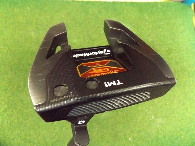 【税込】6389 SPIDER GT BLACK TM1 トラスヒール 34インチ カバー有 テーラーメイド スパイダー トラス .886840拍卖