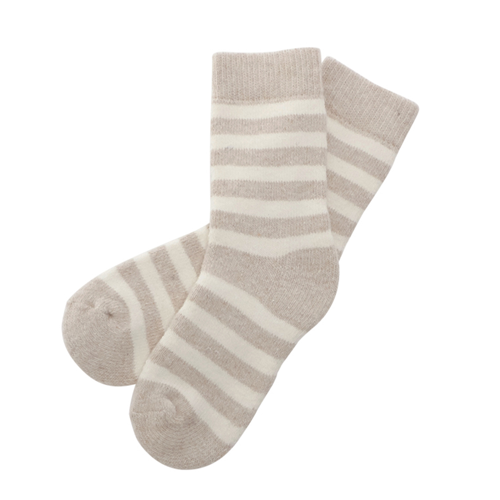 ☆ 16.べージュ ☆ 【Dタイプ】RAYURES 靴下 レディース 暖かい 通販 おしゃれ ブランド ウール混合 ソックス 厚手 あったか くつ下 秋冬拍卖