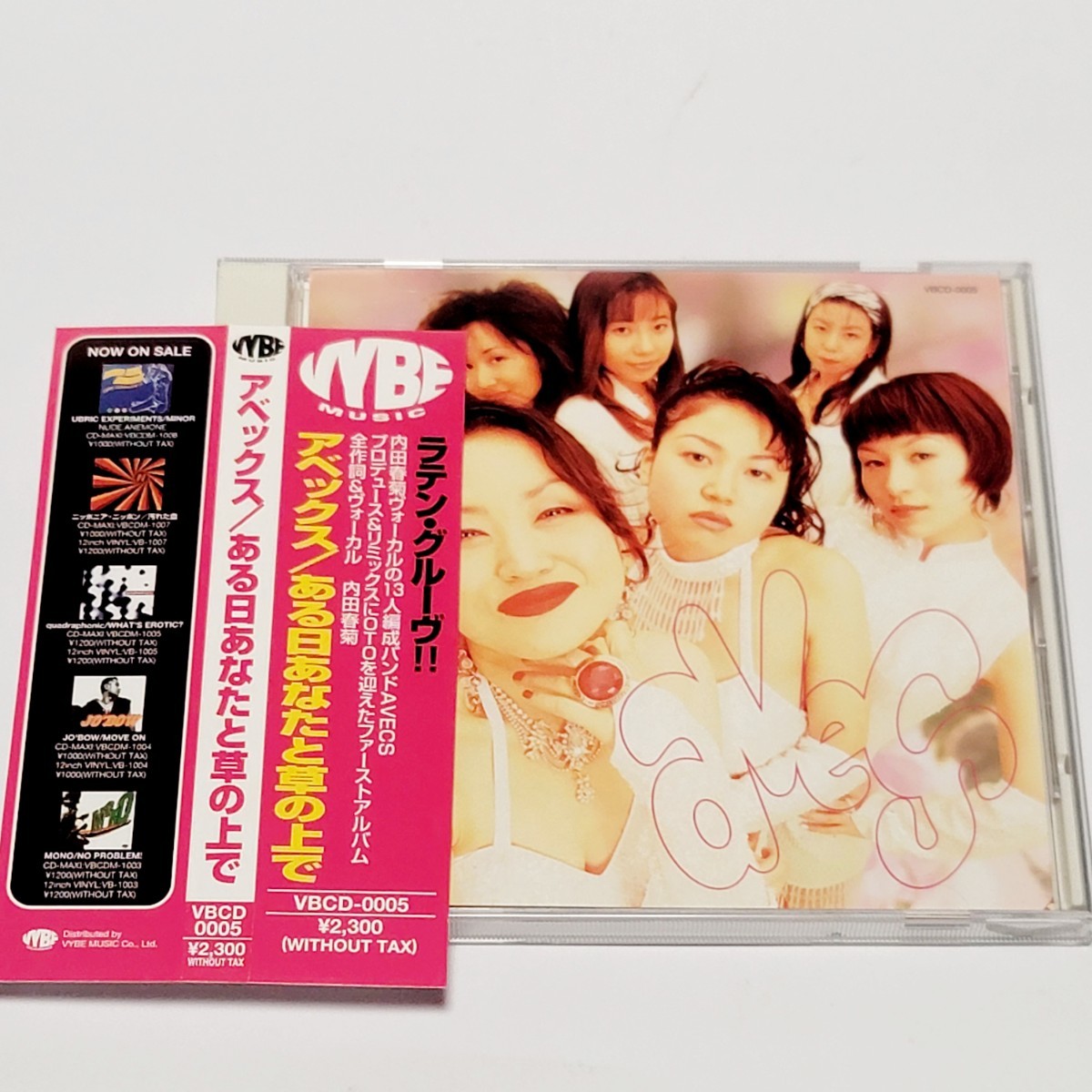 《美盤》希少♪CD アベックス/AVECS「ある日あなたと草の上で」帯つき 内田春菊 / OTO(JAGATARA)プロデュース拍卖
