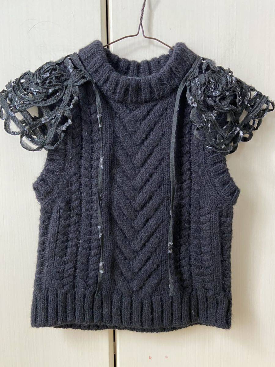 cecilie bahnsen セシリーバンセン ニットベスト セーター ブラック拍卖