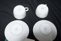 ◎希少美品 D359 NORITAKE ノリタケ Fair lace 1639j カップ&ソーサ the national trust 2客拍卖