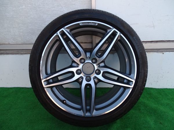 L2632vc ベンツ純正 Eクラス W213/S213 AMG 18インチ 5-ダブルスポーク アルミホイール 9J ET49 A2134012100 P7 RFT MO 275/35R19 1本拍卖