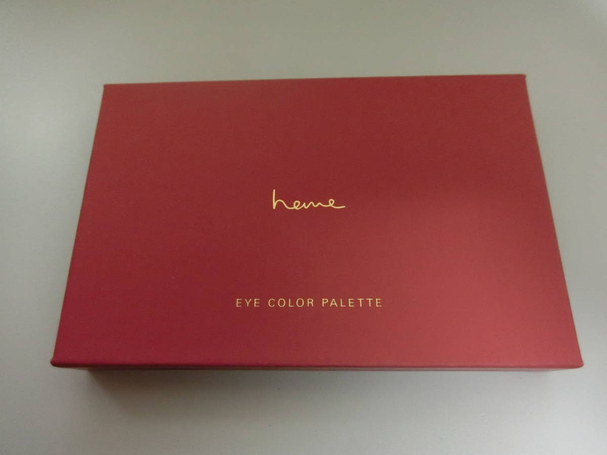 ☆heme☆ ヒーミー アイカラーパレット レッドペア (未使用品)拍卖