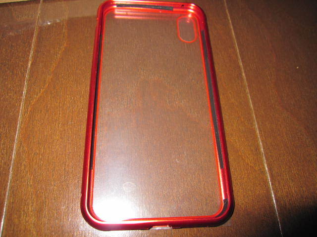 新品・未使用 スマホケース iPhone用ケース iPhone XS Max用 6.5インチ レッド系 拍卖
