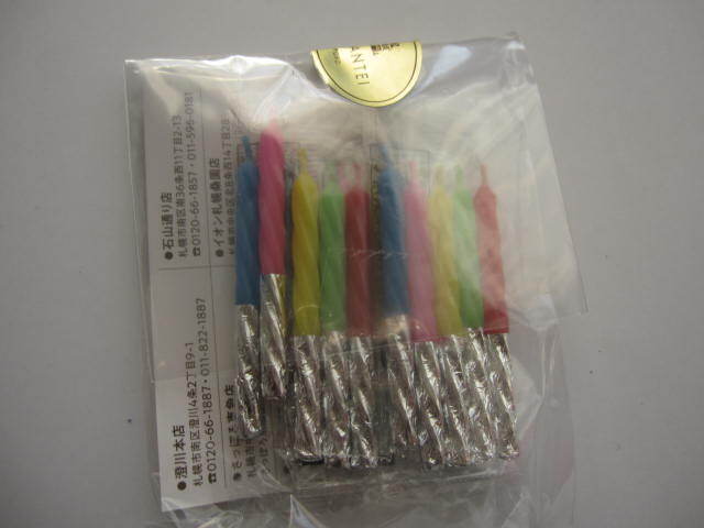 新品 未使用 バースデイ キャンドル ロウソク ミニサイズ ミニ スリム お祝い お誕生日 拍卖