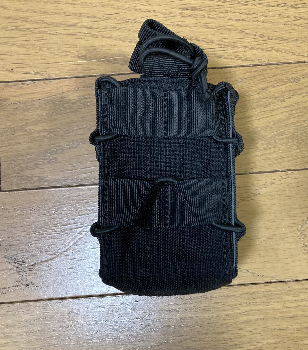中古 レプリカ ダブル TACOマグ M4 マガジンポーチ 黒 ブラック タコマグ ミリタリー 装備 サバゲー拍卖