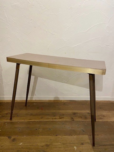 アメリカ ヴィンテージ テーブル ミッドセンチュリー サイドテーブル インテリア 店舗什器 店舗備品 ディスプレイ【B1506】拍卖