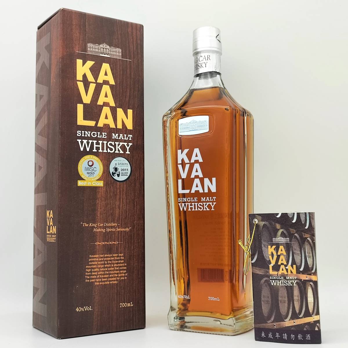 【全国送料無料】KAVALAN SINGLE MALT WHISKY IWSC GOLD 2011 40度 700ml【カバラン カヴァラン クラシック】拍卖