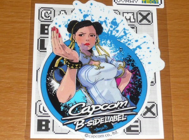 ◆ストリートファイター6 ステッカー◆春麗◆B-SIDE LABEL◆ストⅡ◆拍卖