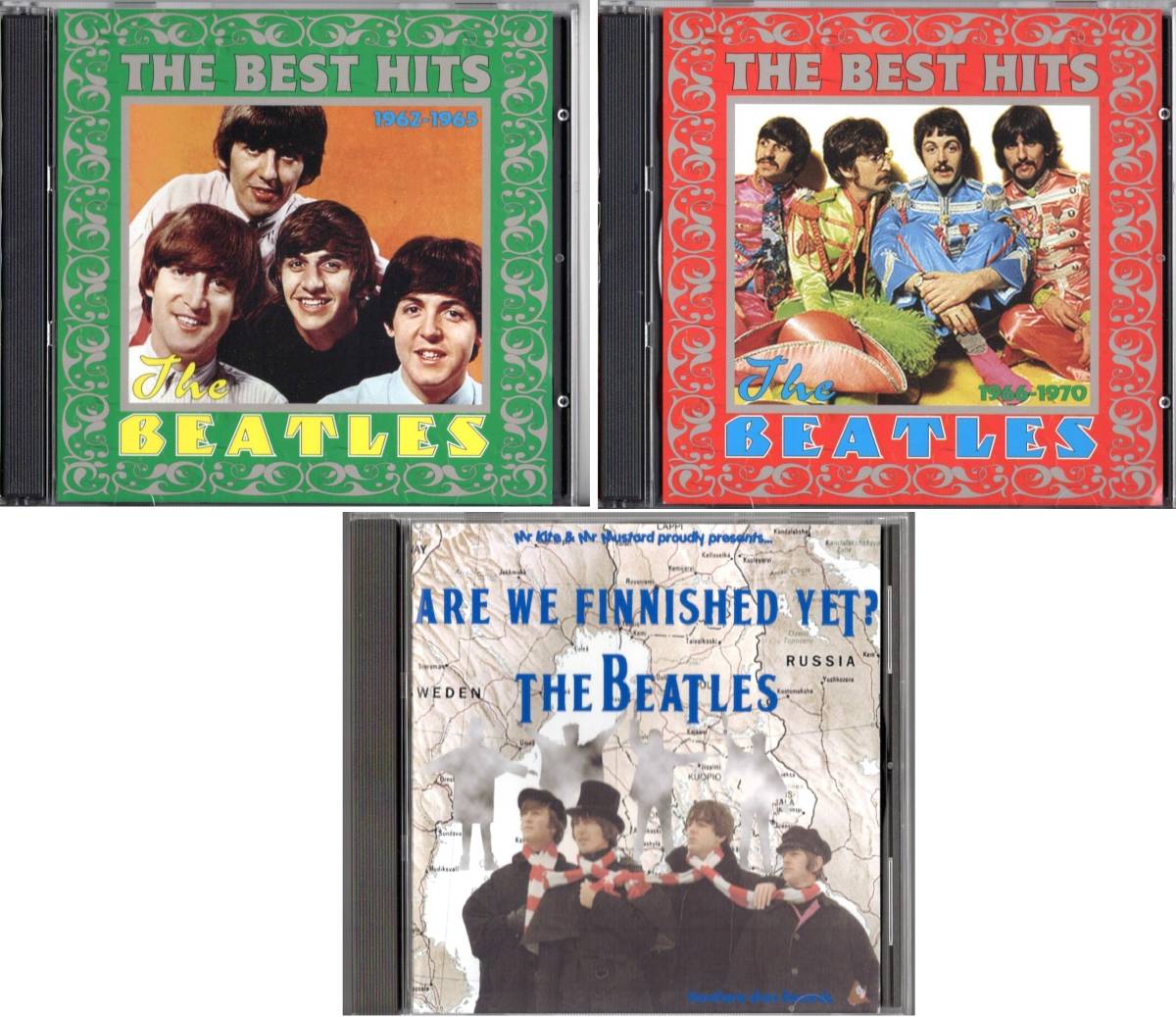 5CD【(EU製)BEST HITS BEATLES 1962-1965 / 1966-1970 / interview】 Beatles ビートルズ拍卖