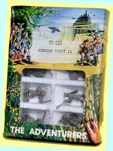 ▲▲最終品!★#98-012 DUNGEON PARTY 11★25㍉メタル人形★RAL PARTHA 98 THE ADVENTURERS■1次流通・新品未開封未使用・外箱被災品拍卖