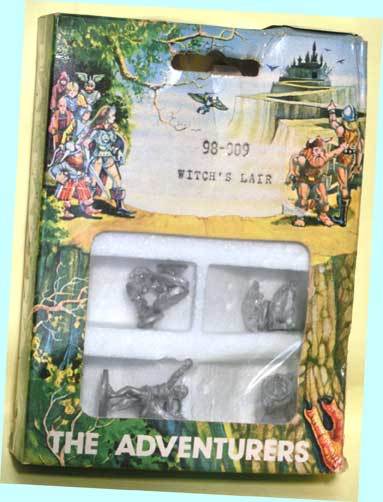 ▲▲#98-009 WITCH'S LAIR★25㍉メタル人形★RAL PARTHA 98 THE ADVENTURERS シリーズ■一次流通・新品未開封未使用・外箱被災汚れ有拍卖