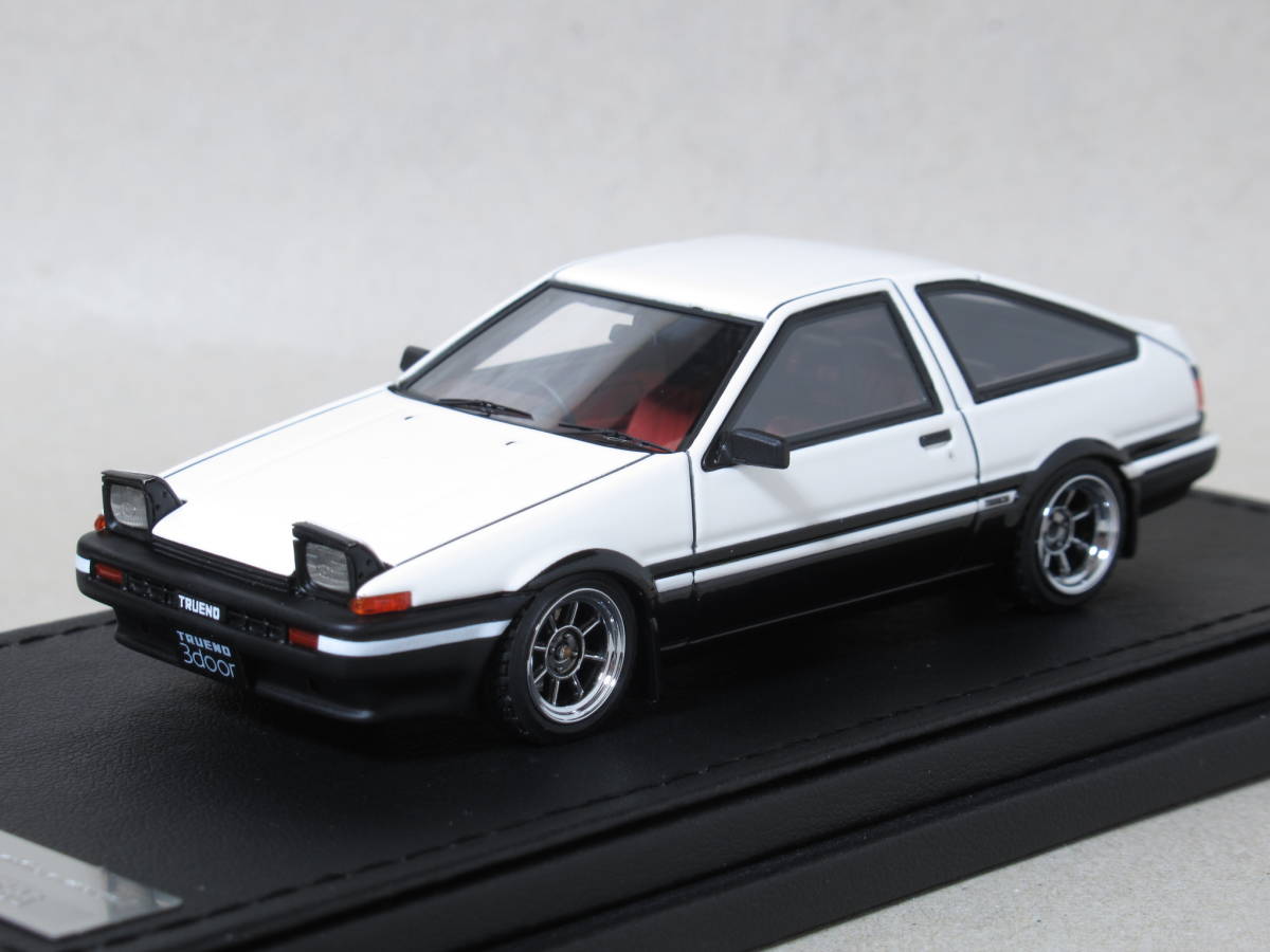 1/43 トヨタ スプリンター トレノ 3ドア GT アペックス AE86 ホワイト/ブラック 2942拍卖