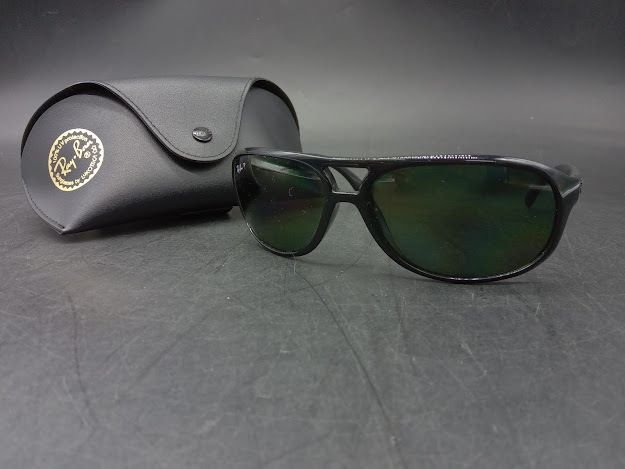▽ 【220】 レイバン サングラス / Ray-Ban 偏光? 601-9A ケース付 アイウエア拍卖