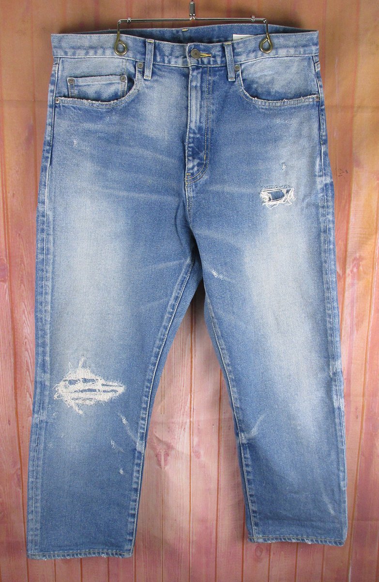 LYP18026 TRIPLE DOUBLE III/II トリプルダブル ジーンズ デニムパンツ USED加工 W30 美品拍卖