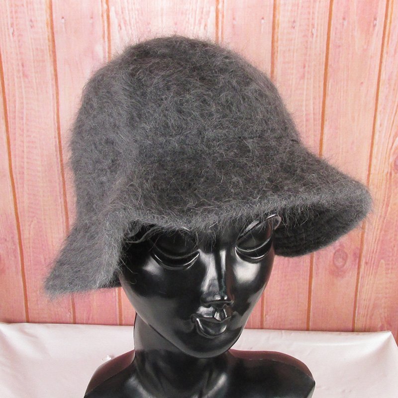 LFO16570 Mountain Research マウンテンリサーチ ファーハット 帽子 MTR-2366 グレー系 L 未使用拍卖