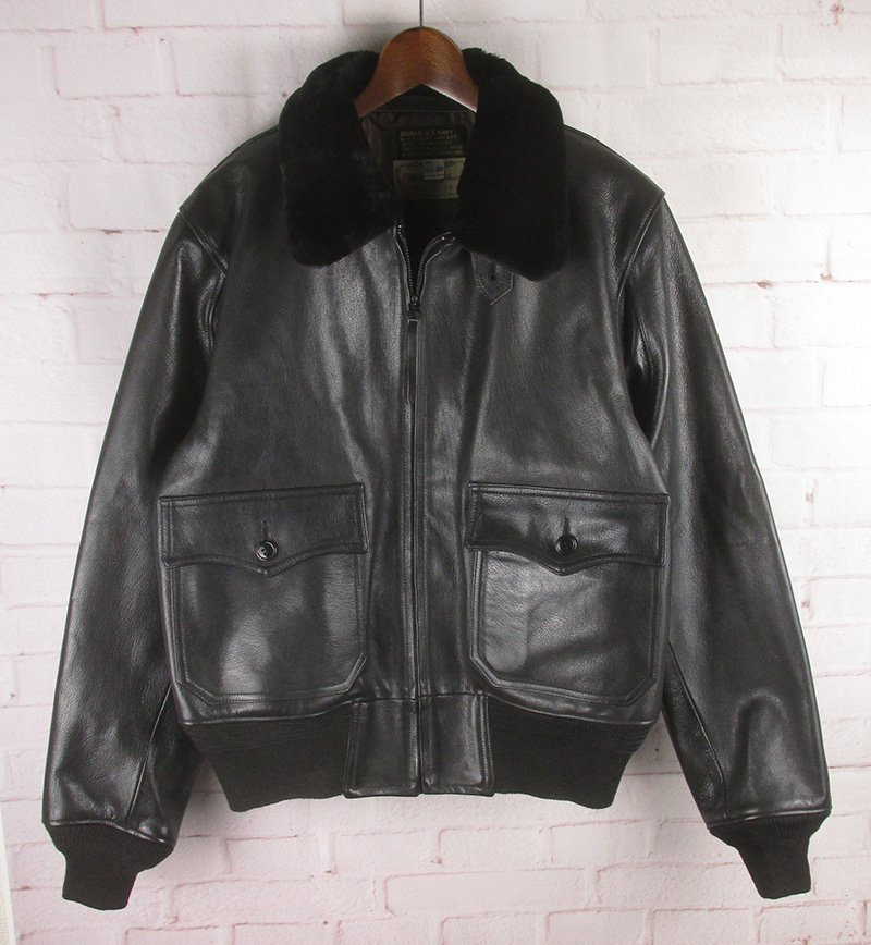 LFJ23958 東洋 BUZZ RICKSON'S バズリクソンズ G-1 ウィリアムギブソン フライトジャケット BR80597 40 未使用 ブラック拍卖