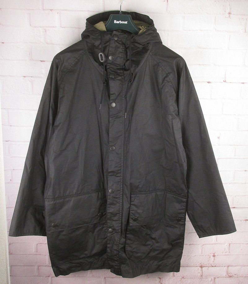 LFJ24062 BARBOUR バブアー ハイキングワックス オイルドコットンジャケット MWX1673 38 未使用 ブラック拍卖