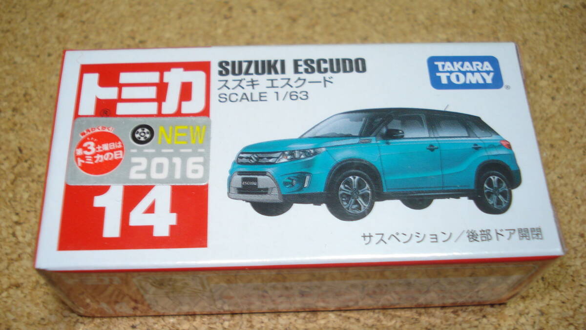 トミカ  No.14 スズキ エスクード //2016年新車//廃番品//ベトナム製拍卖