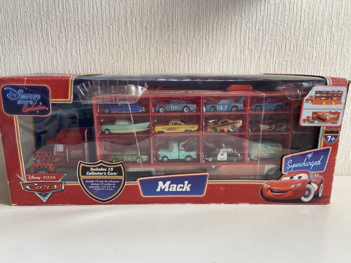 ディズニーストア カーズ マック コレクションケース 15台セット マックィーン メーター サリー ルイージ ハドソン フィルモア グイド拍卖