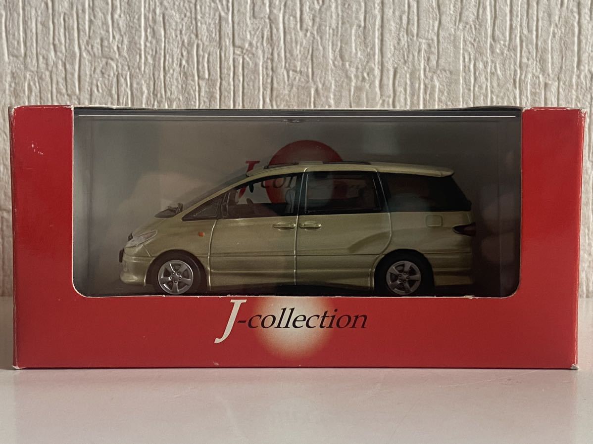 京商 1/43 Jコレクション トヨタ エスティマ アエラス スパークリングベージュメタリック KYOSHO J collection TOYOTA ESTIMA AERAS拍卖