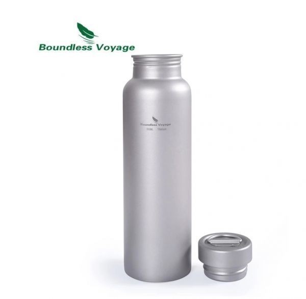 キャンプの水分補給に!★チタン製ウォーターボトル800ml★水筒★スポーツボトル★軽量サイズで持ち運びに便利★アウトドア用品 ZCL766拍卖