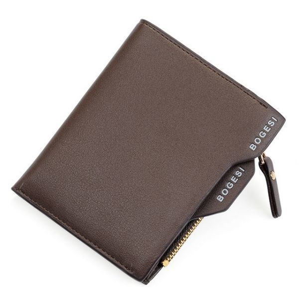 メンズ財布 二つ折財布り 本革 レザー 薄型おしゃれ 折りたたみ カード 大容量軽い 軽量 小銭入れ ZCL569拍卖