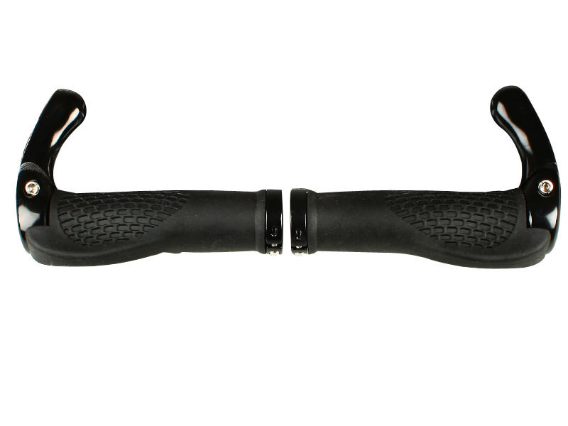 LDL961# 自転車エルゴグリップバーエンド一体型/ブラック AZA-02669拍卖