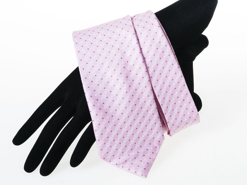 LDL1044# ファッション小物 シンプル カジュアル ビジネス 正装 スーツなど 水玉 ドット ネクタイ/ピンク AFA-43814拍卖
