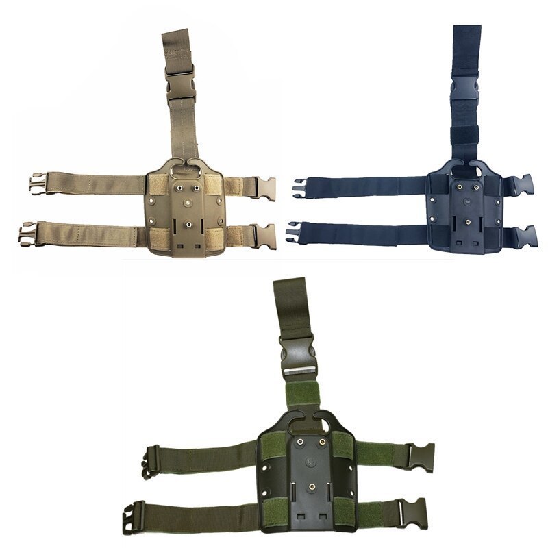 サファシリーズガンホルスターアクセサリーベルトループアダプタとドロップレッグプラットため狩猟ピストル銃サファリ土地ホルスター拍卖