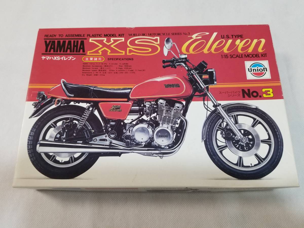Union ユニオン YAMAHA 1/15 XSイレブン 未組み立て スーパーバイクシリーズNo.3 xs eleven拍卖