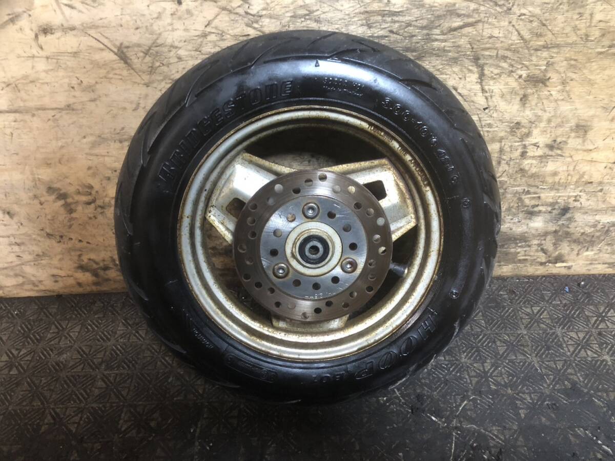 ☆実働車取り外し☆ HONDA ライブディオ AF35 フロントホイール 神戸発 A142-4拍卖