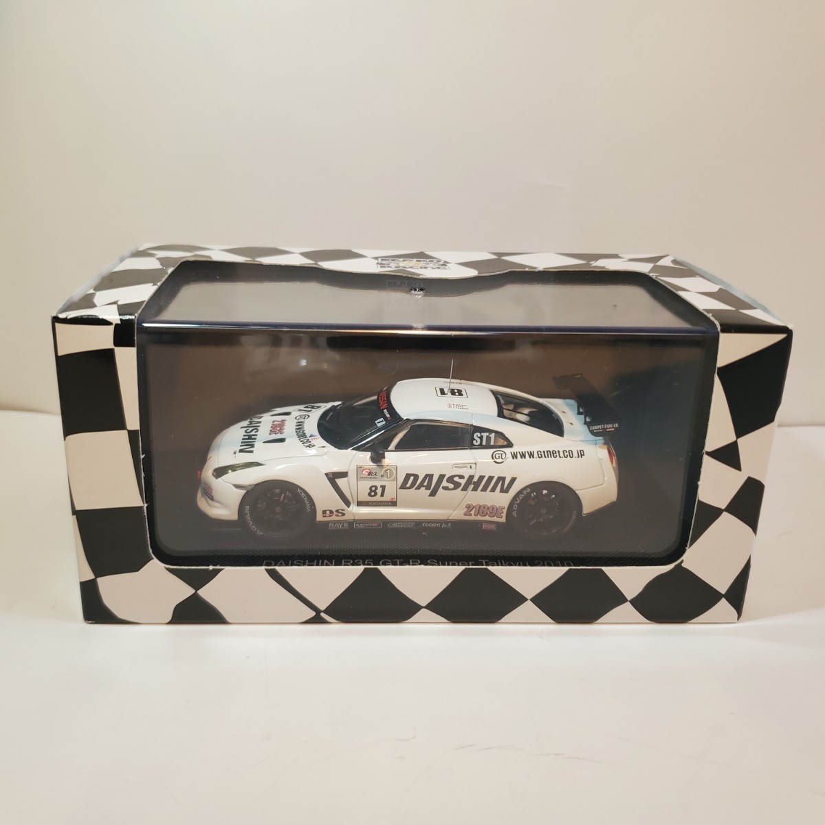 EBBRO RACING 1/43 「DAISHIN R35 GT-R Super Taikyu 2010」エブロ レーシング ダイシン スーパー耐久 ニッサン GT-R 新品未使用 86拍卖