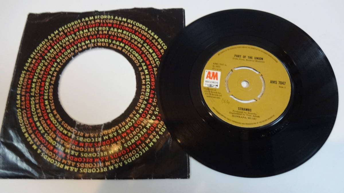 UK盤マト1・STRAWBS/PART OF THE UNION 拍卖