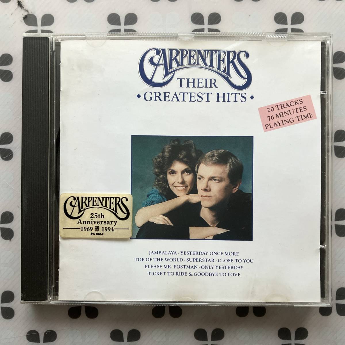 CD CARPENTERS「Only Yesterday 」Greatest Hits カーペンターズ拍卖