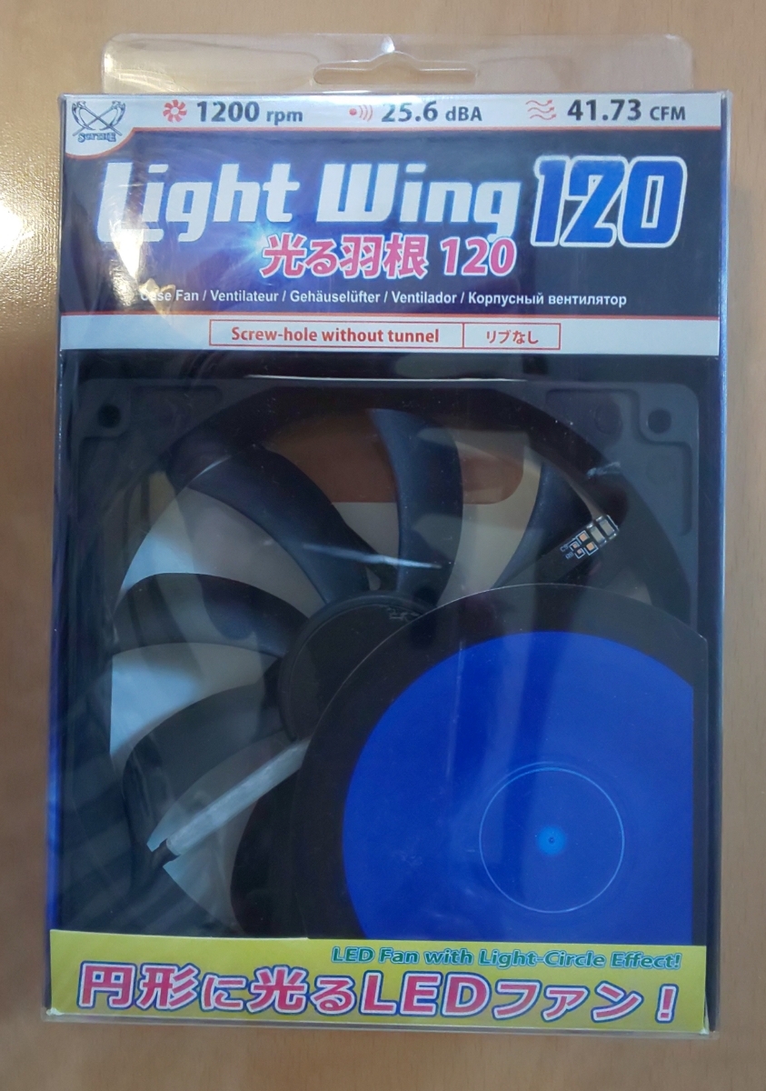 ★ 新品未使用 長期保管品 Light Wing 120 円形に光るLEDファン ★拍卖