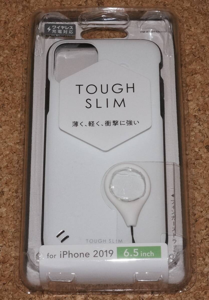 ★新品★ELECOM iPhone11 Pro Max TOUGH SLIM2 ストラップ付き ホワイト拍卖