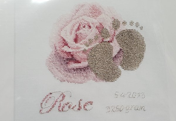 美326 Thea GOUVERNEUR テア・グーヴェルヌール Birth Sampler Rose クロスステッチキット 18ct拍卖
