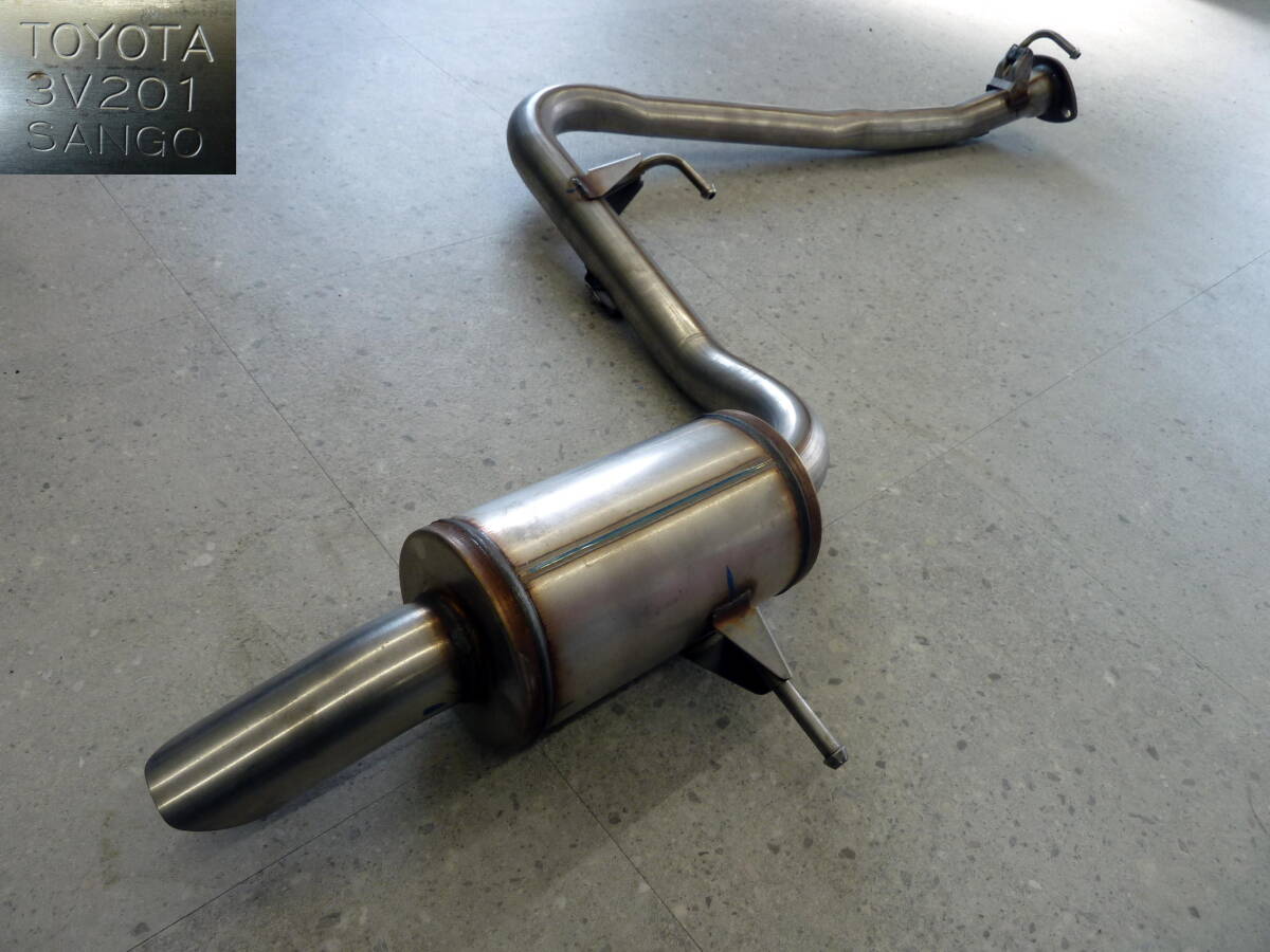 ●●2403-6LL スタート即決! AGH40W 40系 アルファード 2AR-FE 純正 リアマフラー TOYOTA 3V201 SANGO 印字メ 新車外し 美品!拍卖
