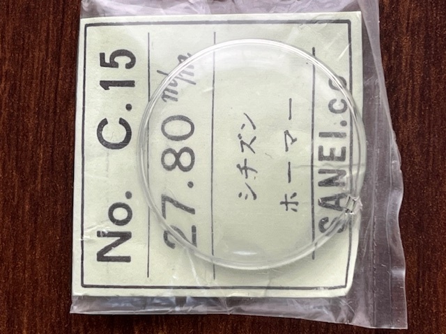 ● 風防 27.80mm C.15 シチズン・ホーマー ●拍卖