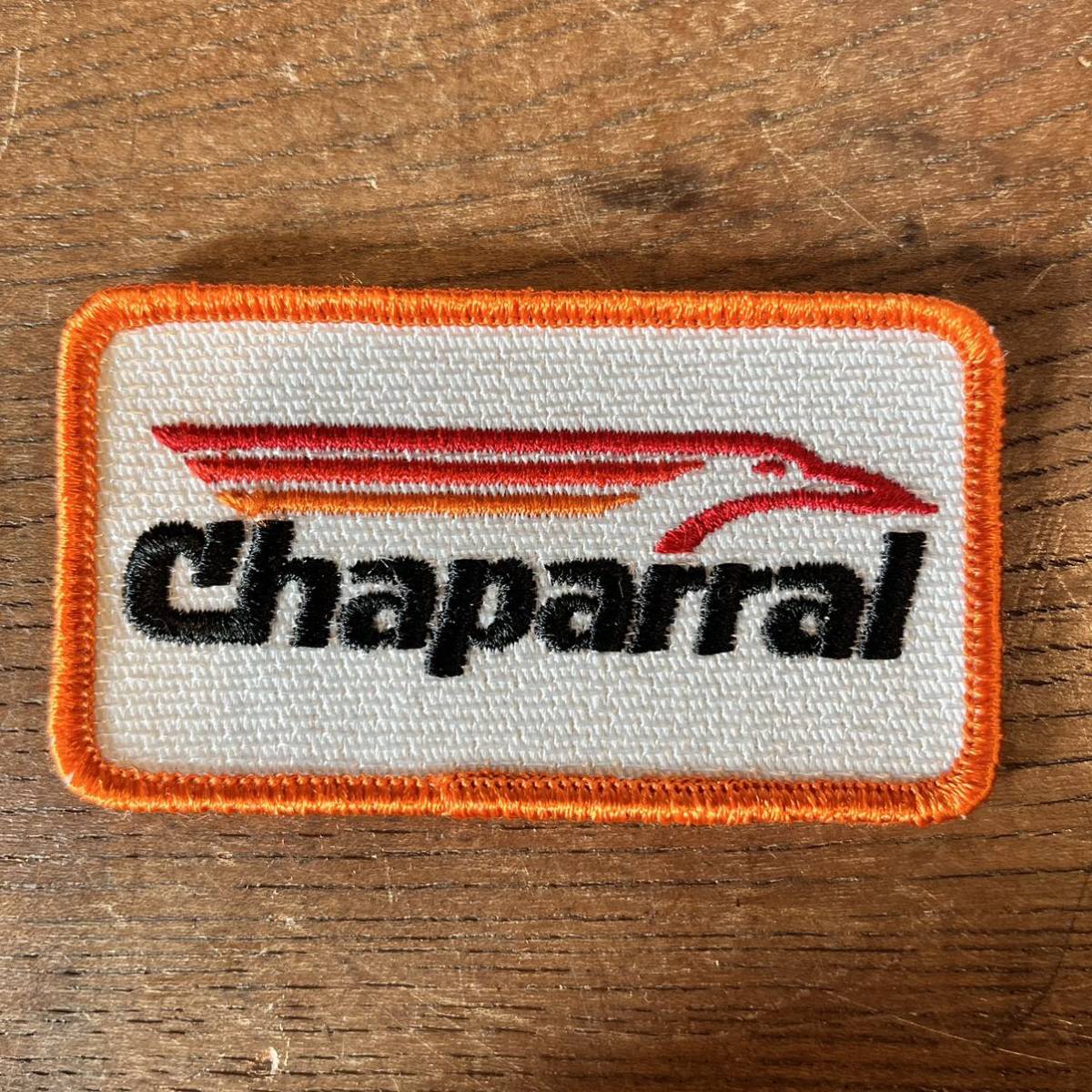 【USA vintage】ワッペン Chaparral スノーモービル 企業ロゴ アメリカ ビンテージ パッチ拍卖