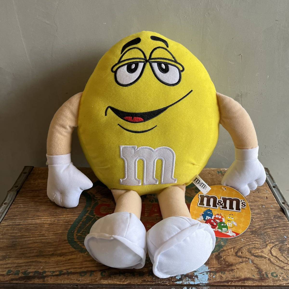 【USA】m&m’s Spokescandies Yellow Plush ぬいぐるみ エムアンドエム アメリカ拍卖