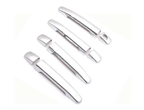 BENZ ベンツ W210 ドア ノブ 内側 レバー ハンドル 保護 メッキ トリム カバー AMGなど 4枚 セット拍卖