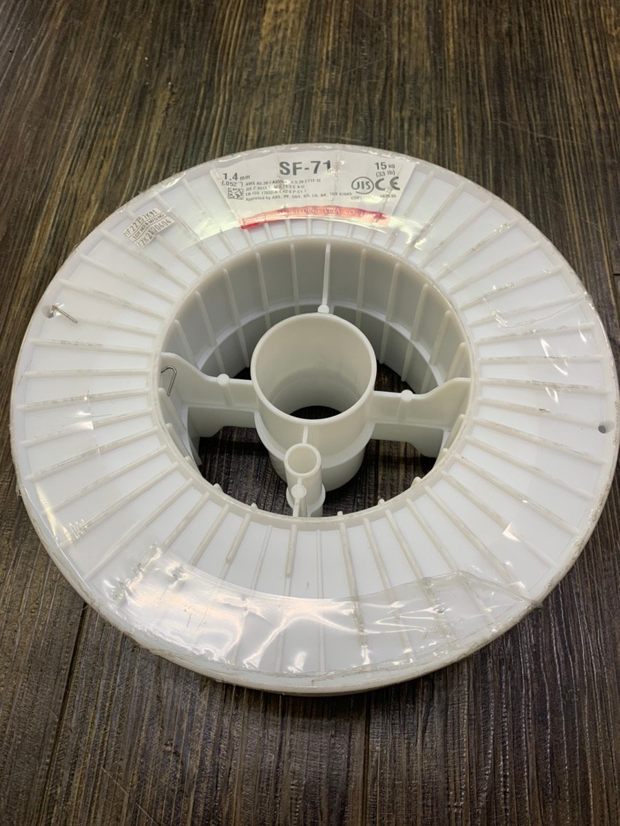 ☆ HYUNDAI 溶接用 ワイヤー SF-71 【1.4mm 15Kg】 溶接機 軟鋼 高張力 鋼全姿勢 造船 車両 橋梁 建築 未使用 保管品 ☆拍卖