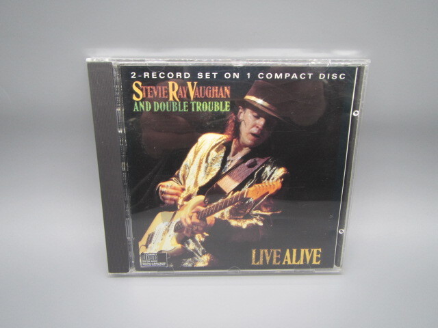 Stevie Ray Vaughan/スティーヴィー・レイ・ヴォーン&ダブル・トラブル【Live Alive】輸入盤1986年盤拍卖