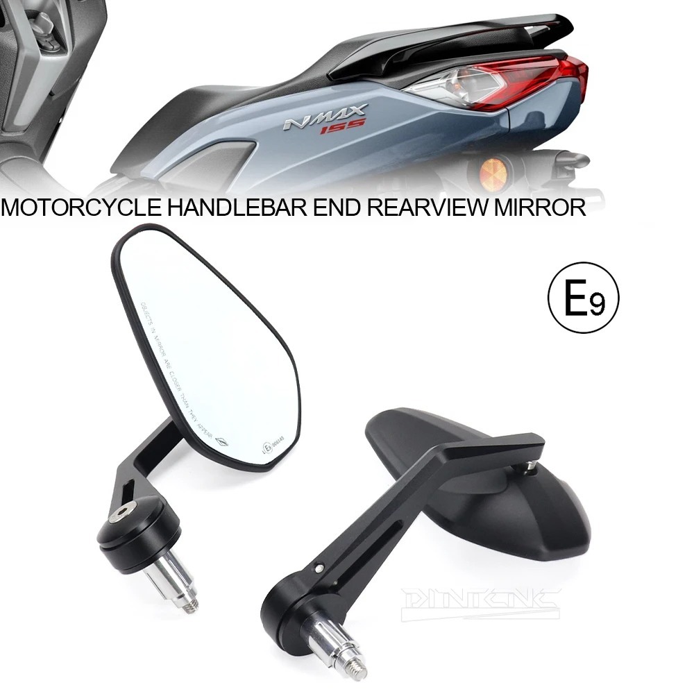 ハンドルバー エンドミラー サイドミラー バックミラー YAMAHA ヤマハ N-Max155 2017-2023 アルミ プラスチック拍卖