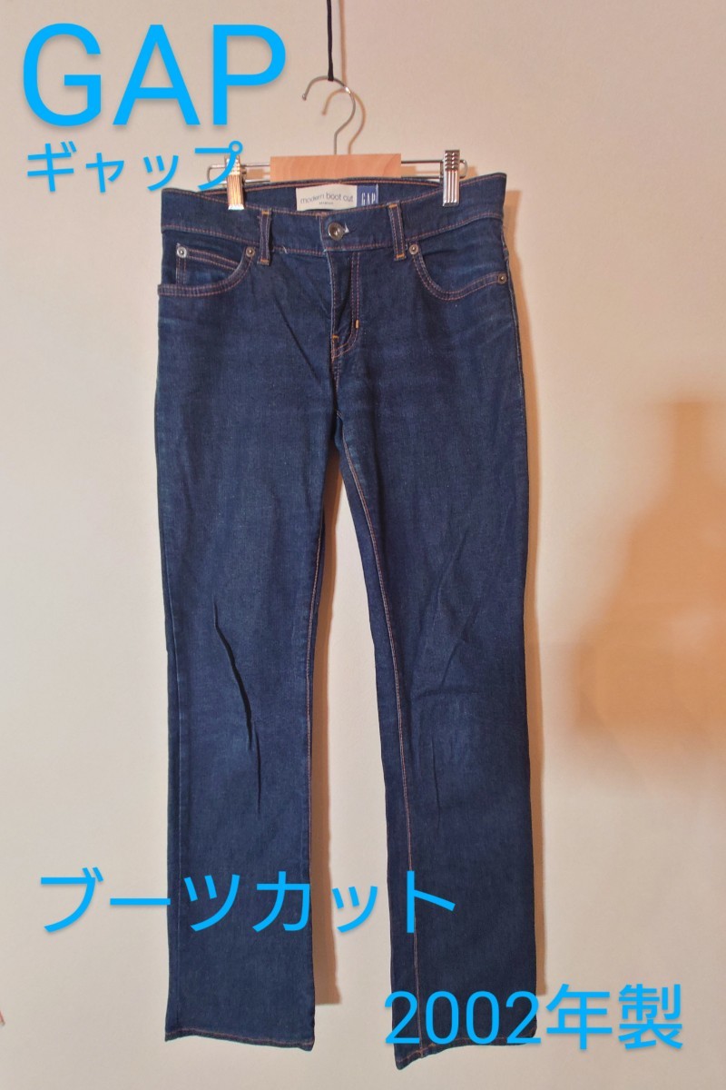 00年代 GAP ギャップ ストレッチブーツカットジーンズ ブーツカットデニム サイズ2R レディース Mサイズ Lサイズ拍卖
