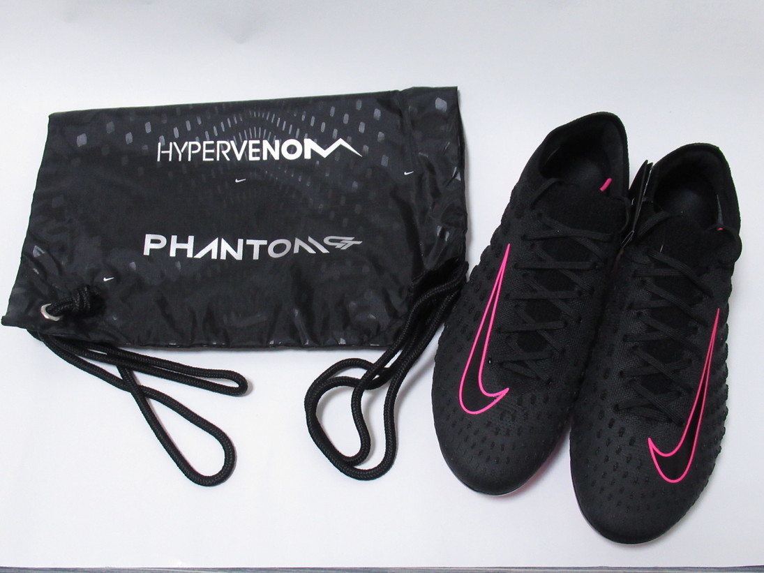 NIKE PHANTOM ULTRA VENOM サッカー スパイク 黒 ピンク 26cm ナイキ ファントム ultraヴェノム フライニット DV6244-006拍卖